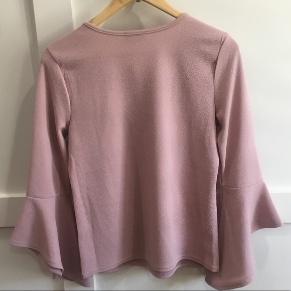 Essentials by Milano Beaded Long Sleeve Top sz M - Picture 5 of 6